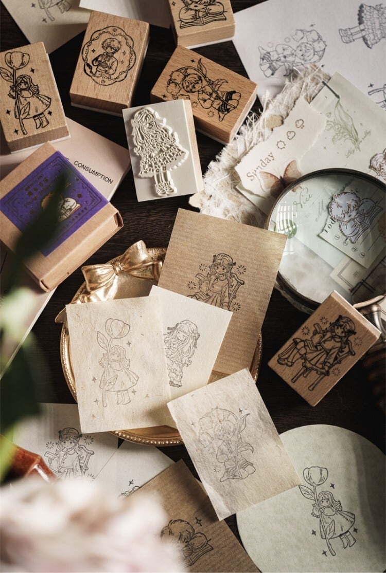 海外スタンプ ☆ Botanical A ☆ ladyf05 海外スタンプ ☆ Botanical A ☆ ladyf05