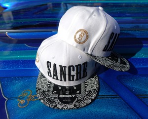 SANGRE Snapback Cap White