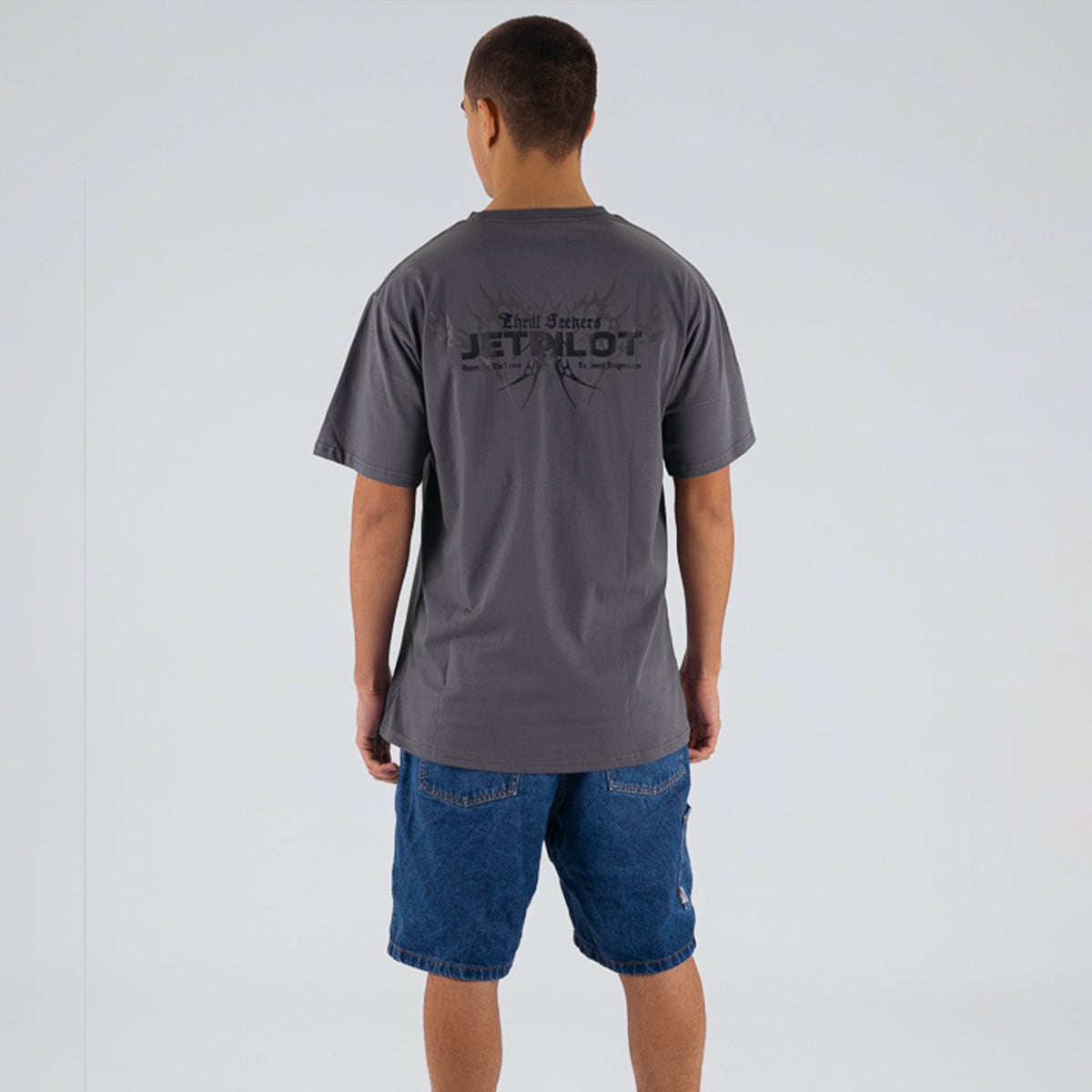 ターミナル TEE チャコール Tシャツ 半袖 W26605 JETPILOT | JETPILOT