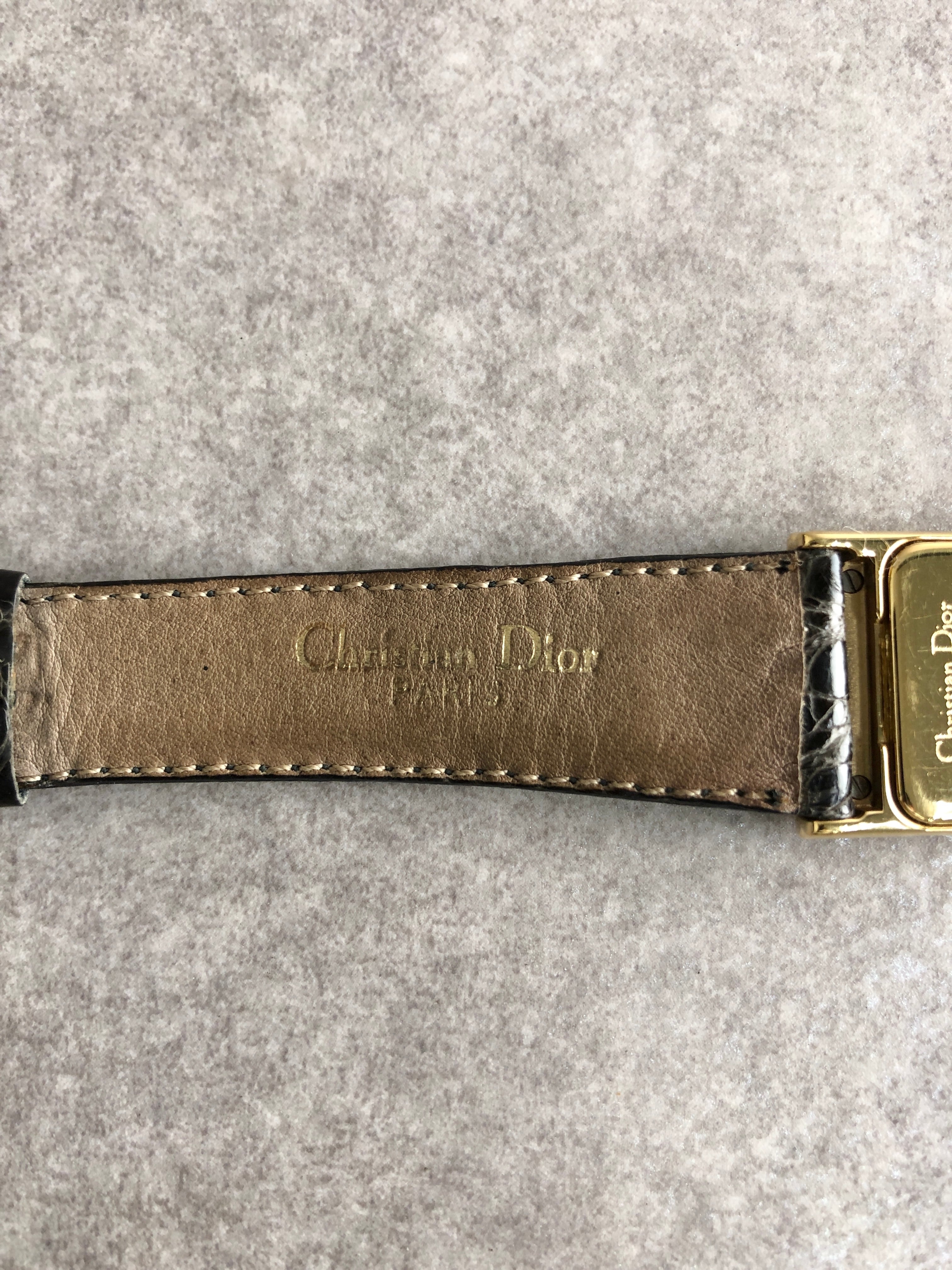 Christian Dior クリスチャン ディオール 腕時計 ゴールド CD