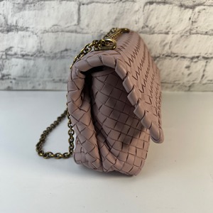 【最終処分SALE】ボッテガヴェネタ レザー ショルダーバッグ ピンク A-8464