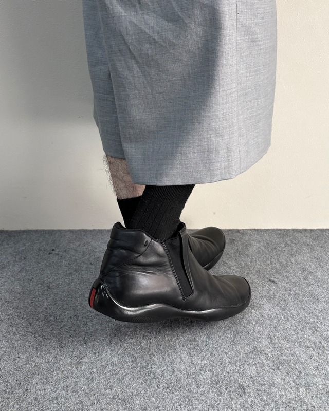 【PRADA SPORT】sneaker sole ankle boots