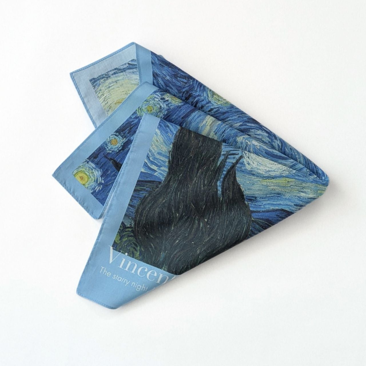 ゴッホ 大判ハンカチ 星月夜＜東京都美術館ミュージアムショップ