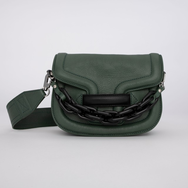PIERRE HARDY　MINI ALPHA VILLE　DARK GREEN BLACK