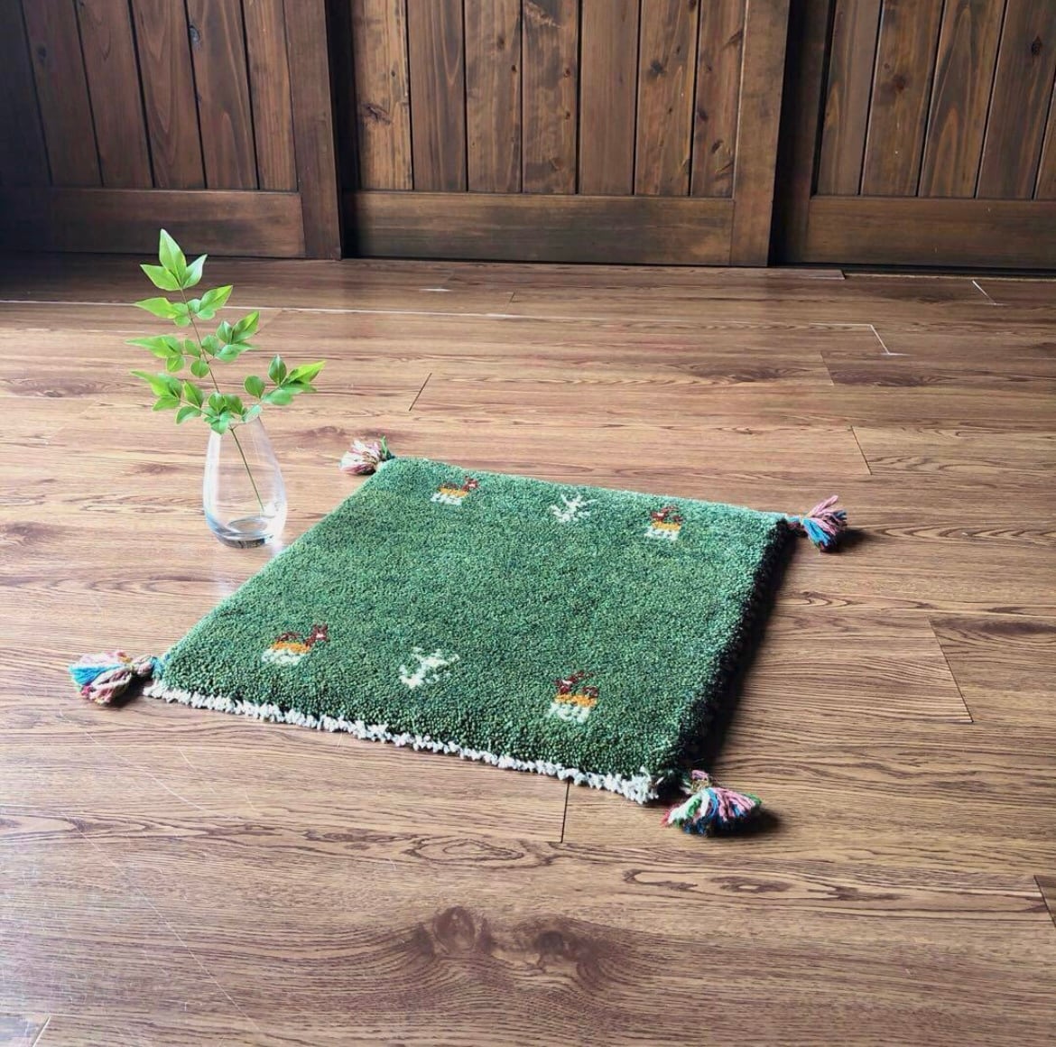 ペルシャギャッベ (ギャベ) チェアマット 椅子の座布団 No.GS-1277