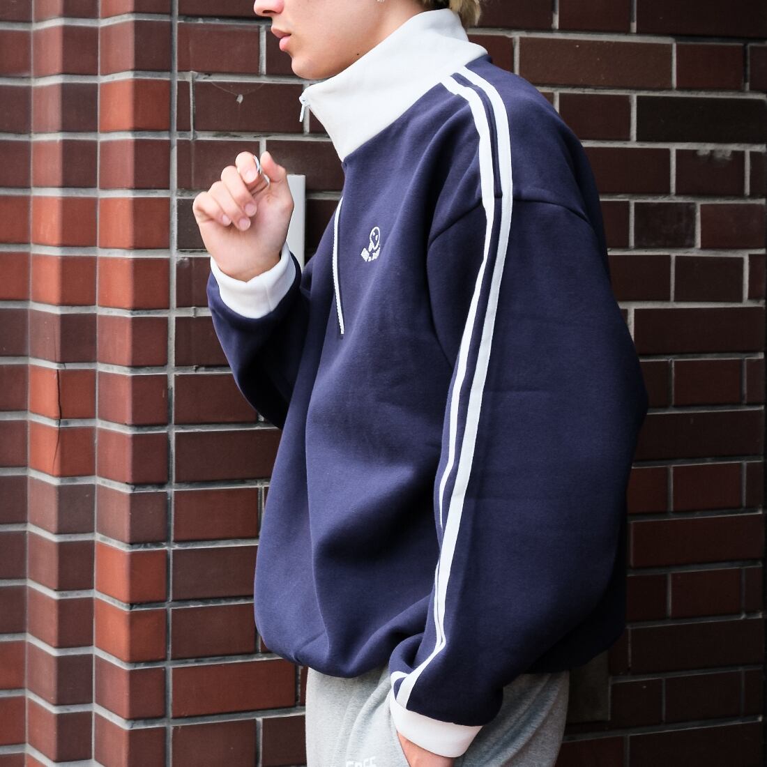 裏起毛ハーフジッププルオーバー | ROUX DI PERFE INTERNAZIONALE ルゥ