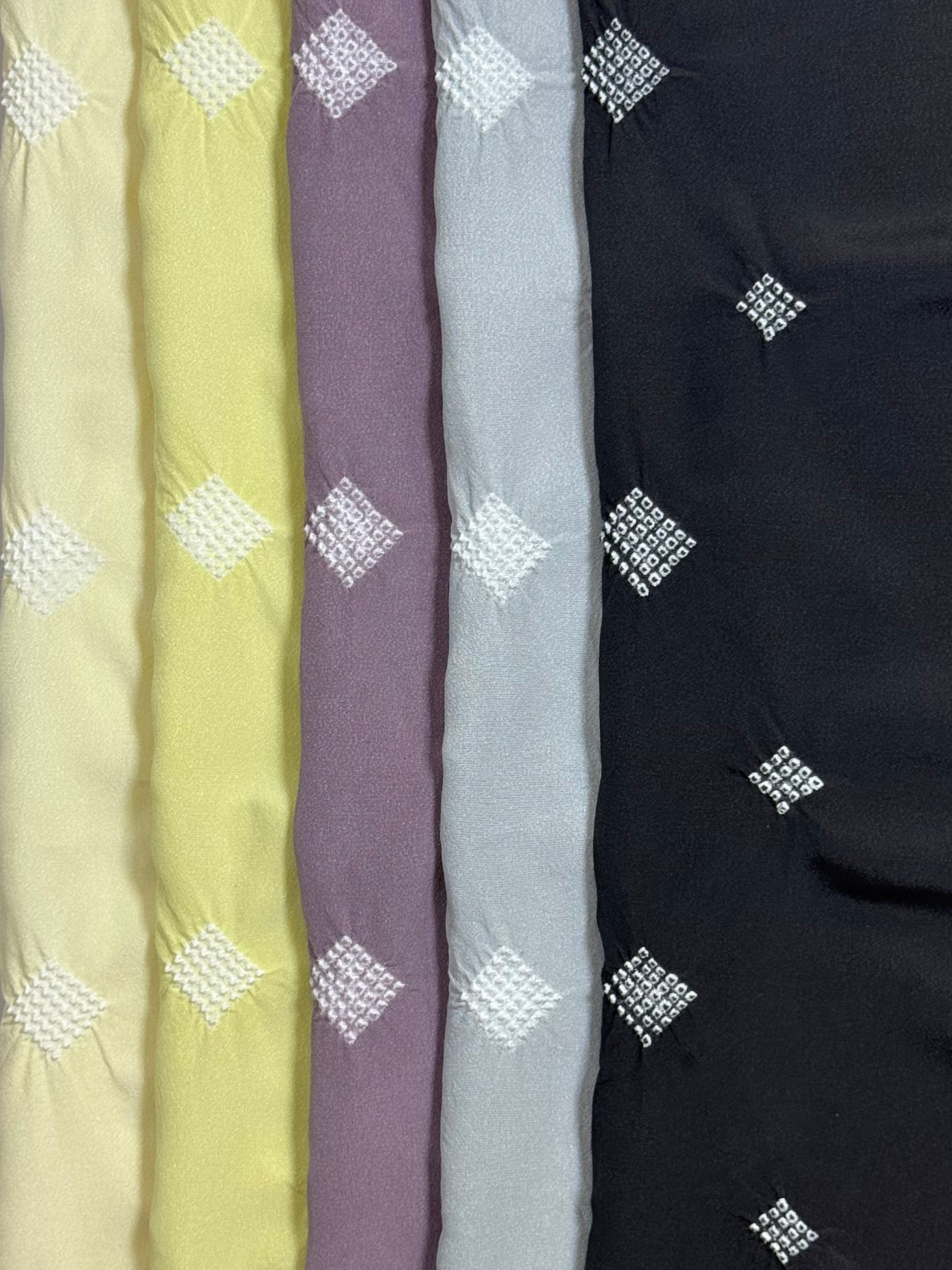 おしゃれ用 疋田菱づくし 京絞り帯あげ | 絞彩苑種田