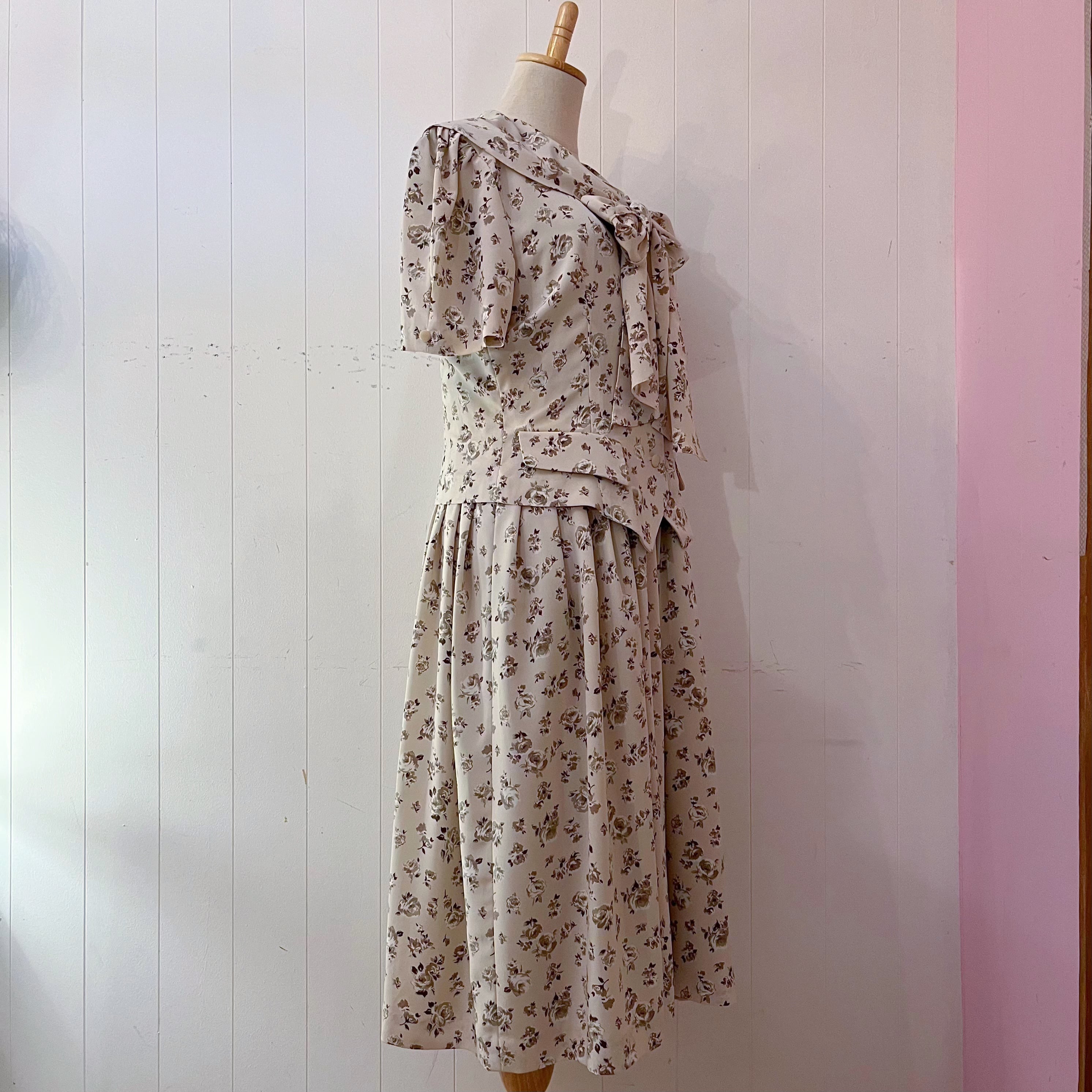 ribbon sailor collar separate one-piece