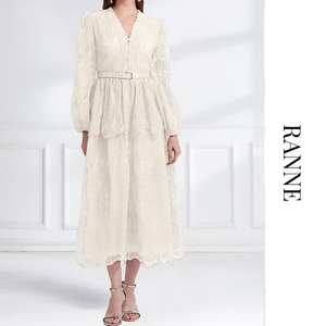 Lace Tiered Dress　a0153