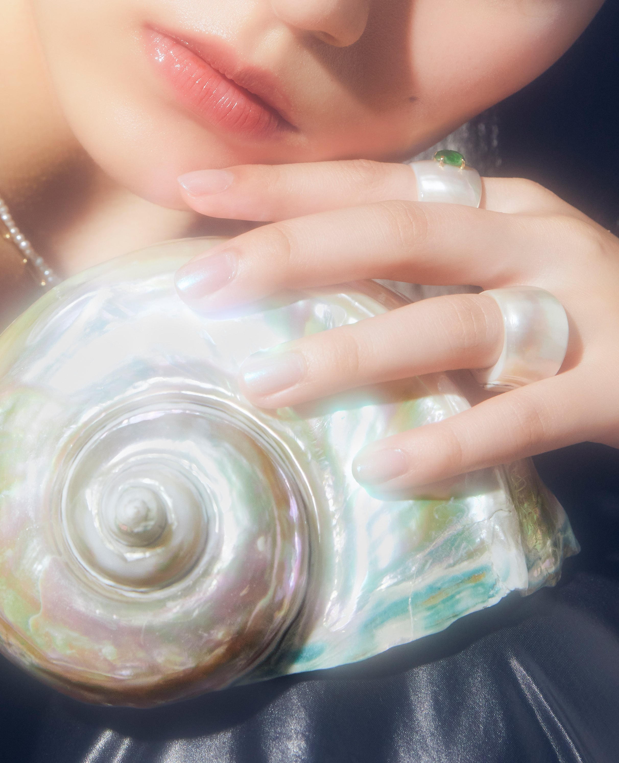 K18）Thalatta Ring(Green Tourmaline)9号 | Thalatta