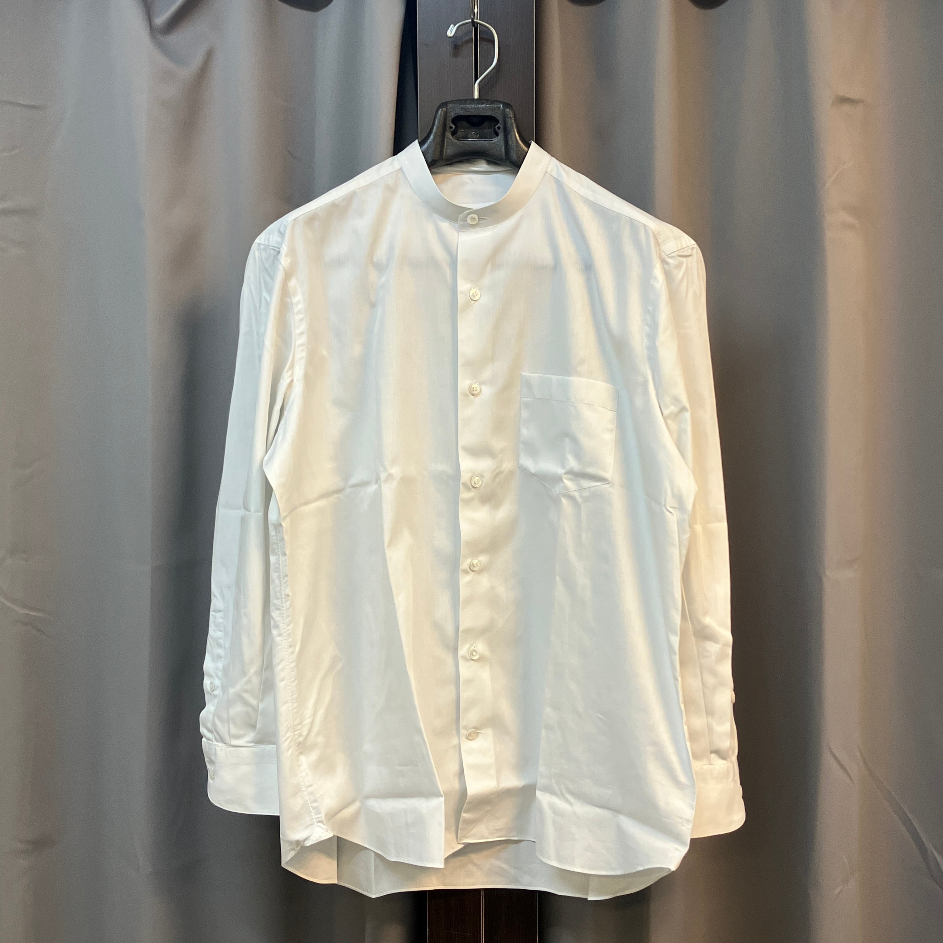 ⭐︎ Errico Formicola white shirt Errico Formicola STAND COLLAR SHIRT《L》 | safarionline