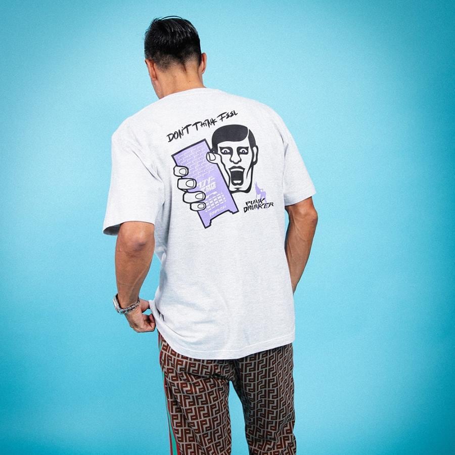 PUNKDRUNKERS x サンゾー工務店 】焚き火刺繍TEE パンクドランカーズ