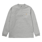 Carhartt (カーハート) L/S CHASE T-SHIRT - Grey Heather / Gold
