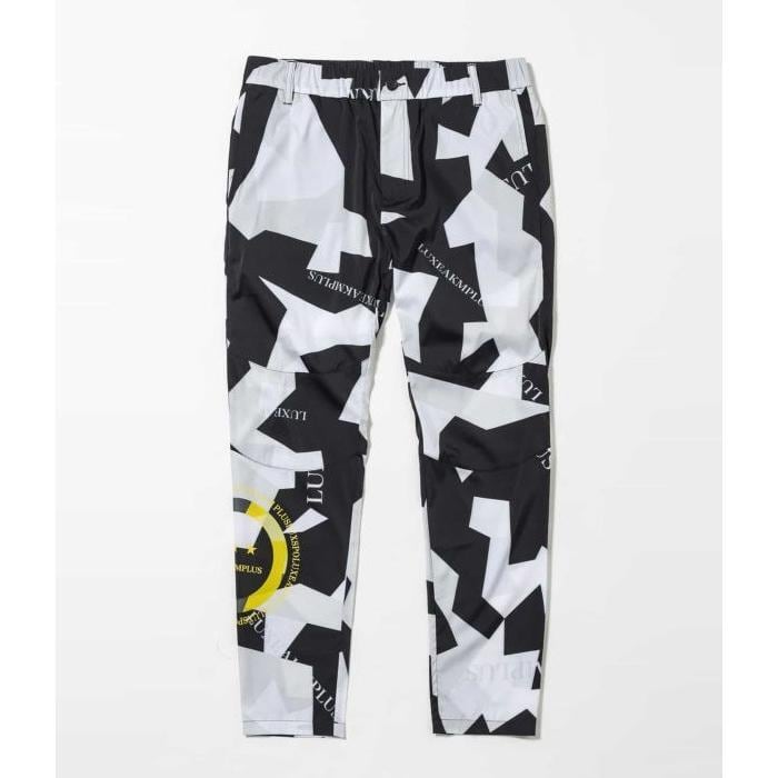 LUXEAKMPLUS リュクスエイケイエムプラス カモ柄トラックパンツ ゴルフ