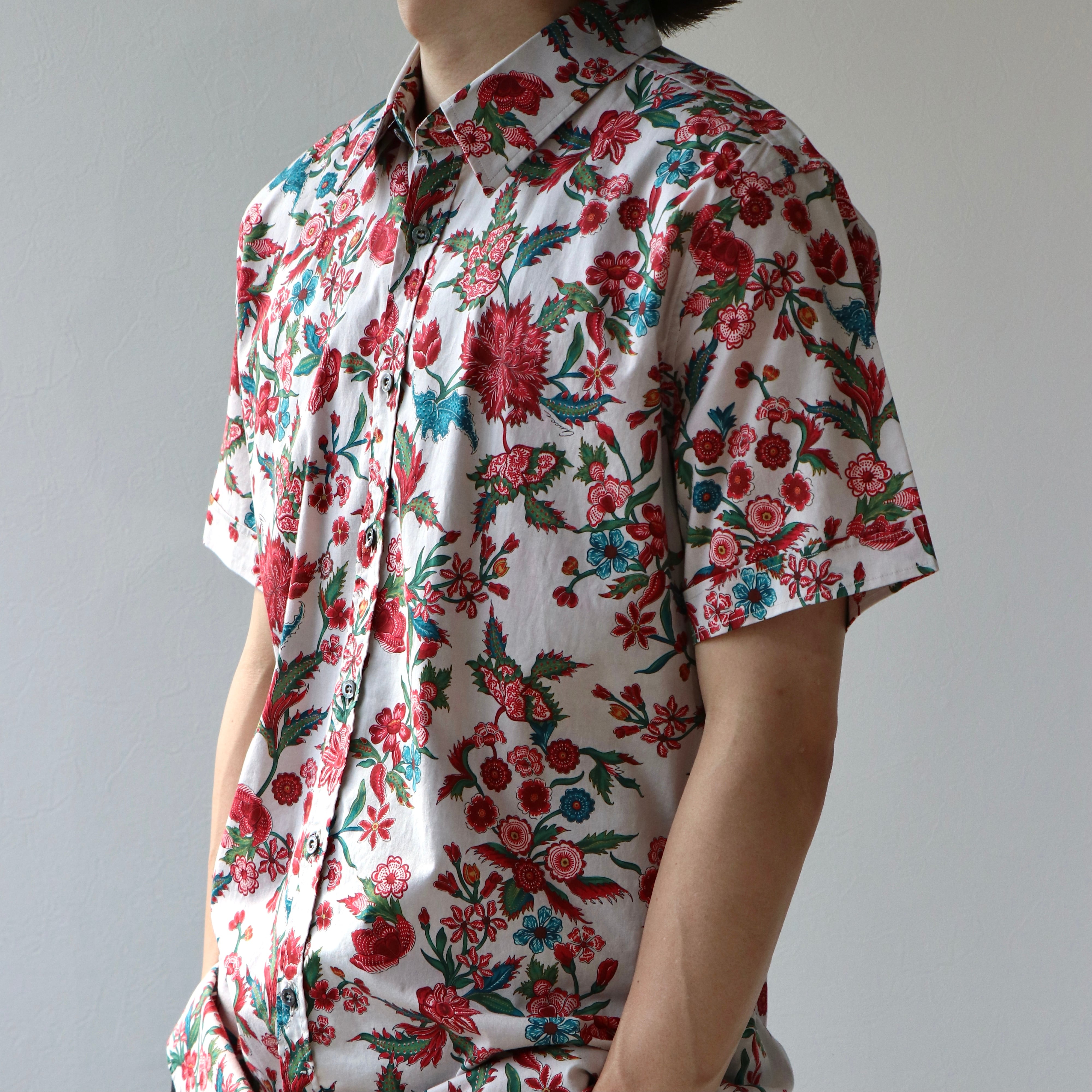 GUCCI フローラルプリント ボーリングシャツ グッチ