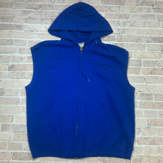 1990'S NIKE SWEAT PARKA BLUE S