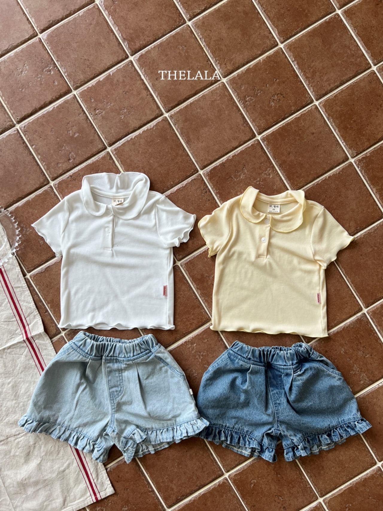 [THELALA] Frill Denim Pants / [더랄라] 프릴데님팬츠