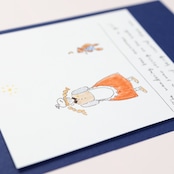 < Riie ／ ワカイリエ > ドローイング原画「女の子と旅するくま」