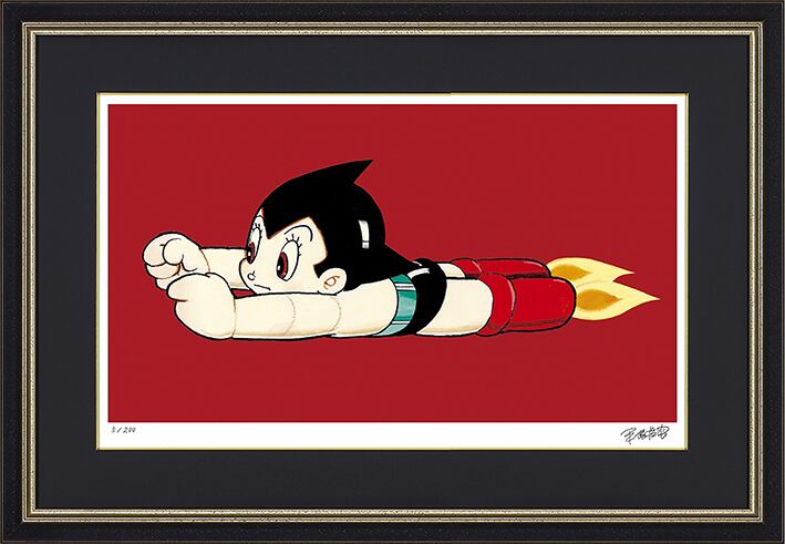 値下げ中　【未開封】手塚治虫　鉄腕アトム　ピエゾグラフ キャンバス仕様 版画 値下げ中 【未開封】手塚治虫 鉄腕アトム ピエゾグラフ キャンバス仕様