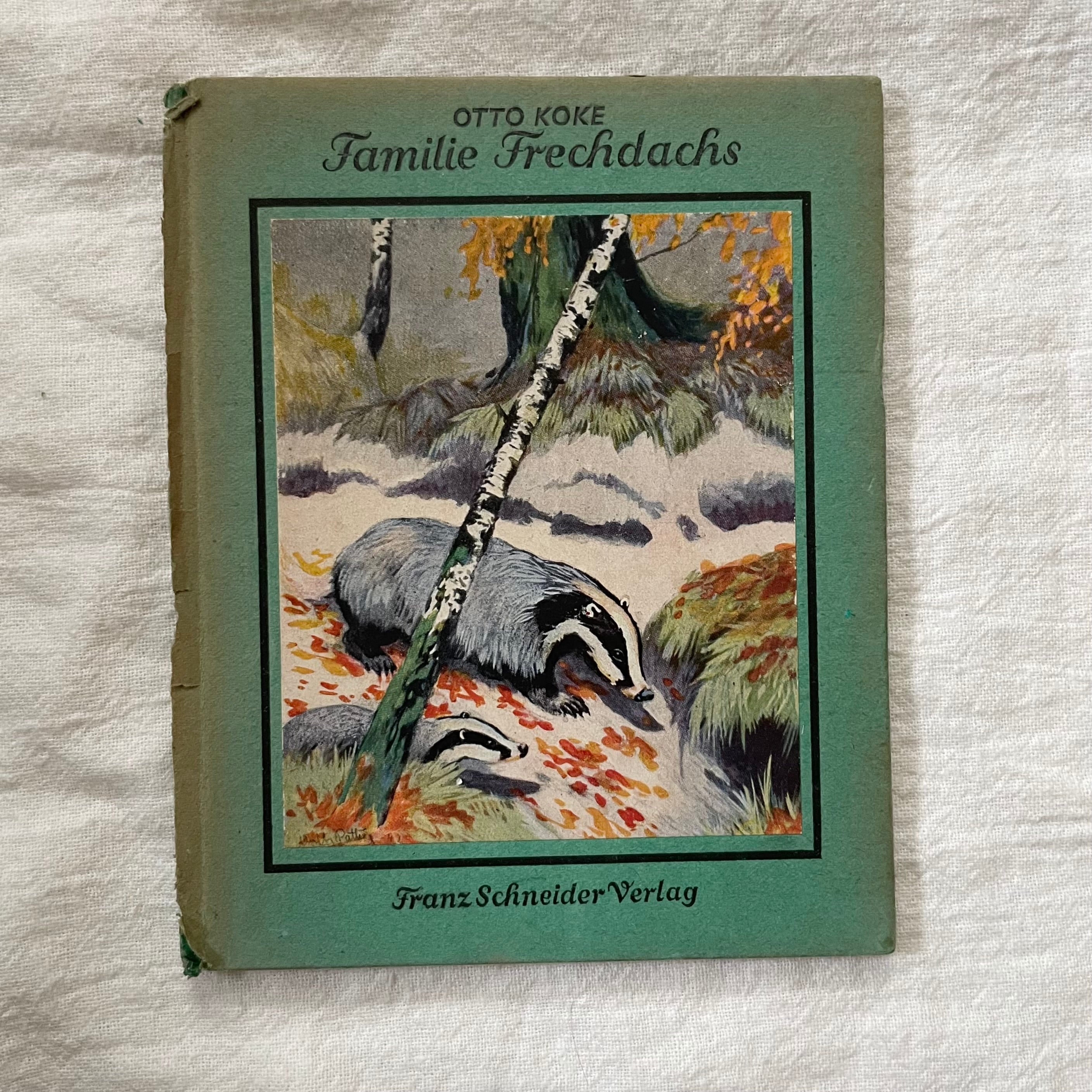 絵本『アナグマファミリー』