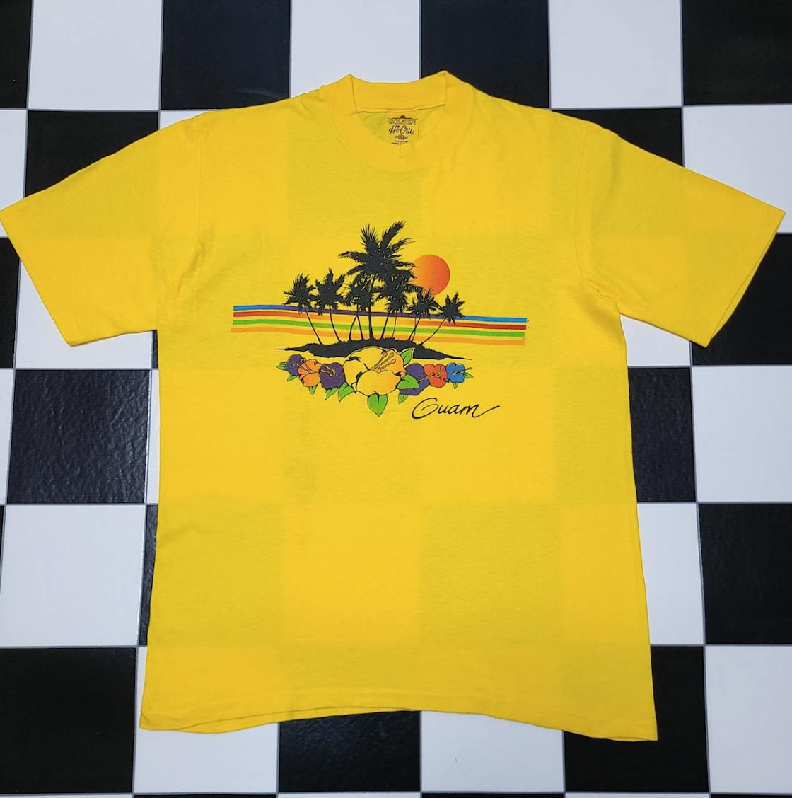 80s Guam グアム Tシャツ ヴィンテージ USA製 STEDMAN GOLDEN Hi-Cru 