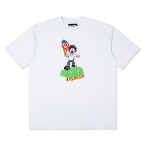 【PAS DE MER/パドゥメ】ISCREAM T-SHIRT Tシャツ / WHITE