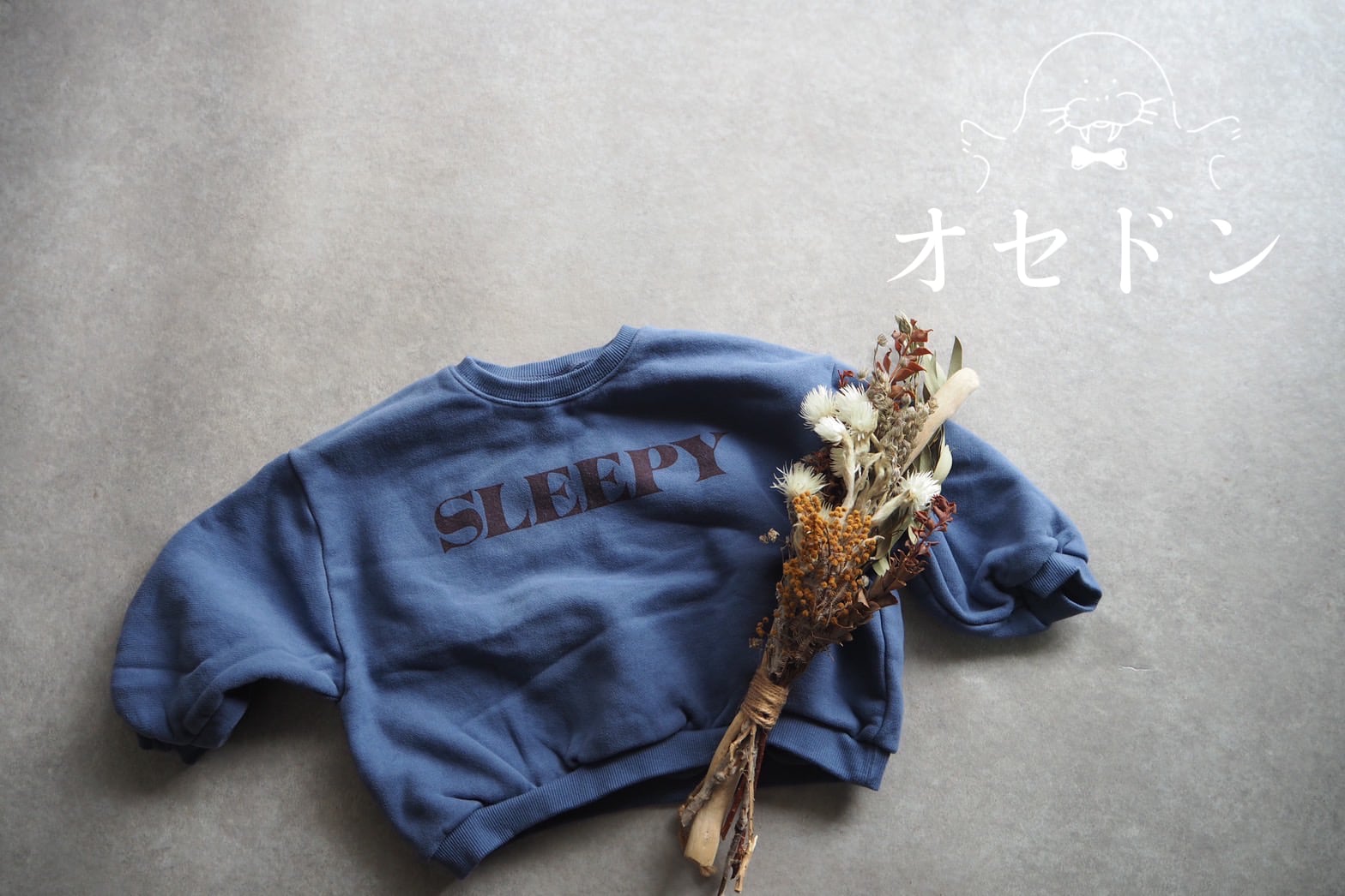 Digreen ディグリーン】 sleepyトレーナー(color:blue)【231101d