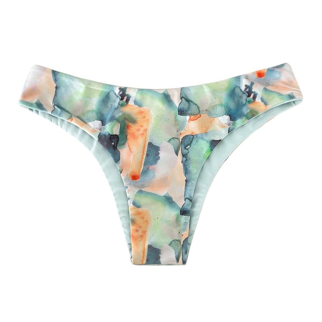 tie-dye slim pants