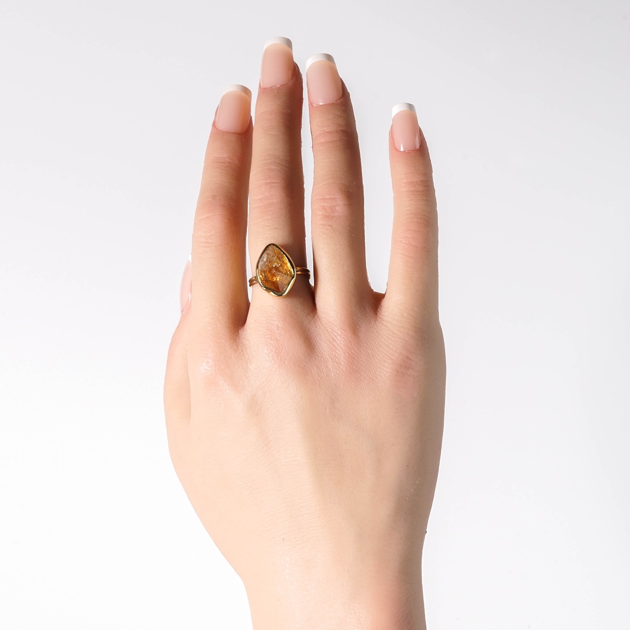 【free size】シトリン リング