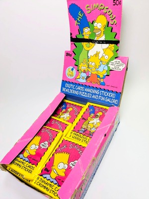 【送料無料！】VINTAGE トレーディングカード・ステッカー単品 （1個=8CARDS+1Sticker）【ザ・シンプソンズ (The Simpsons)】〚アメリカン雑貨 アメトイ〛