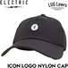 ELECTRIC エレクトリック ストラップキャップ ナイロンキャップ 帽子 ICON LOGO NYLON CAP E26SC07 BLACK 日本代理店正規品