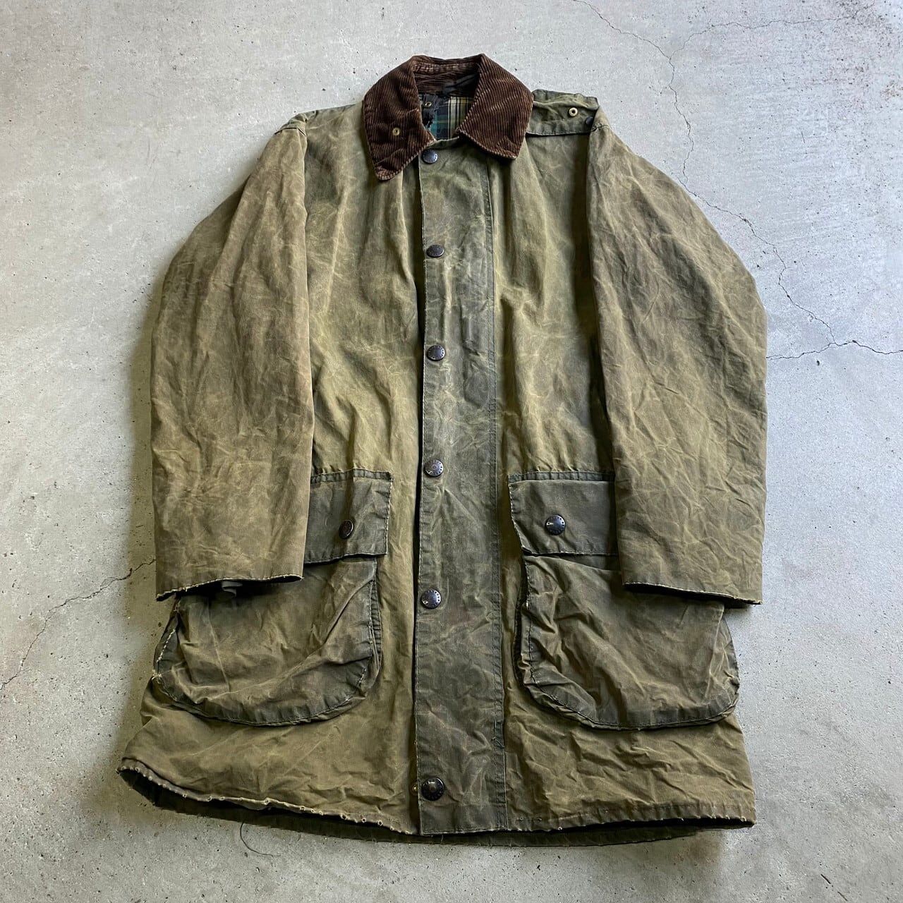 英国製！バブアーbarbourクラシックバーレーオイルドジャケットC36