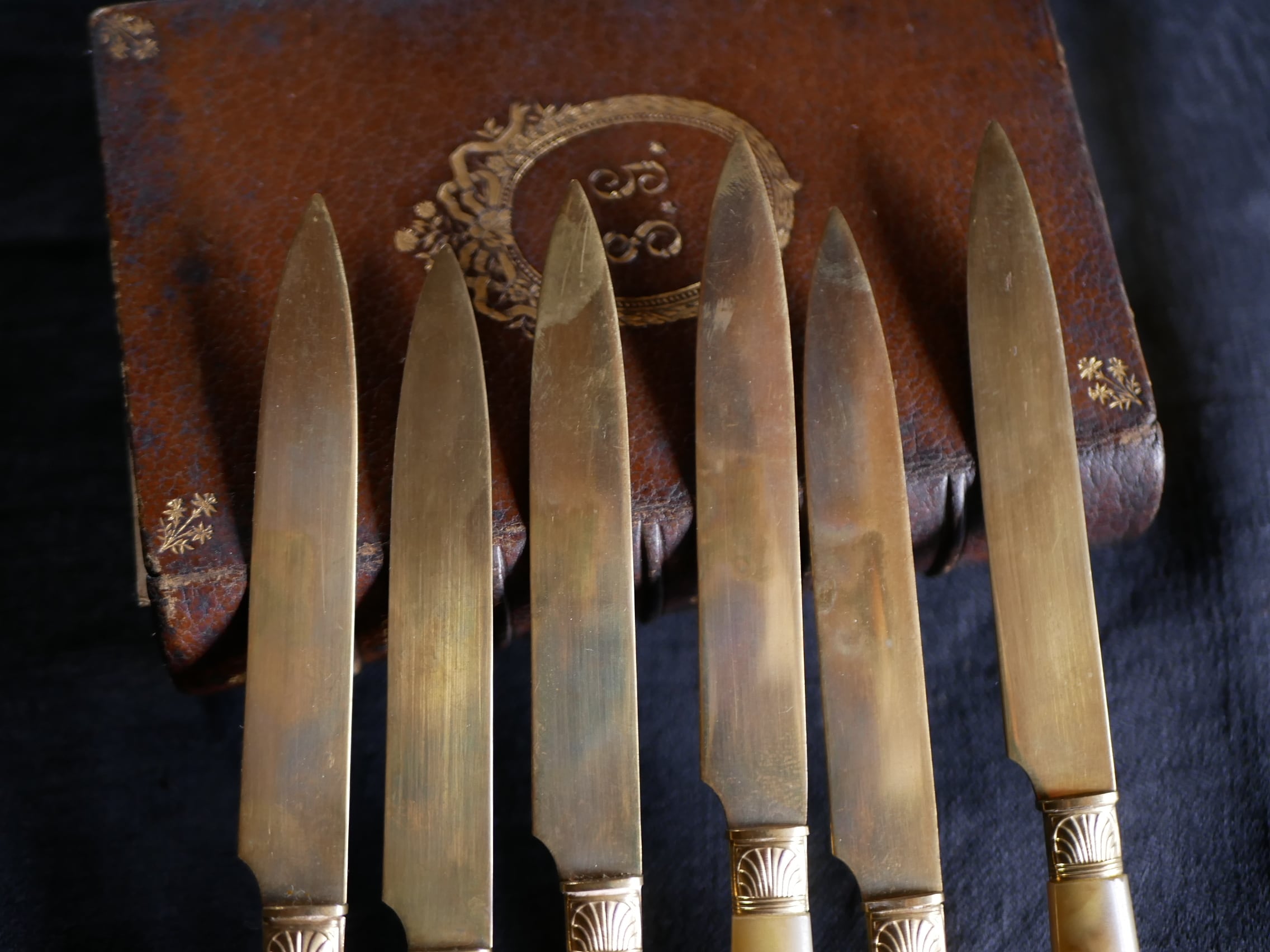 デザートナイフ＆フォーク ヴィンテージカトラリー フランスブロカント