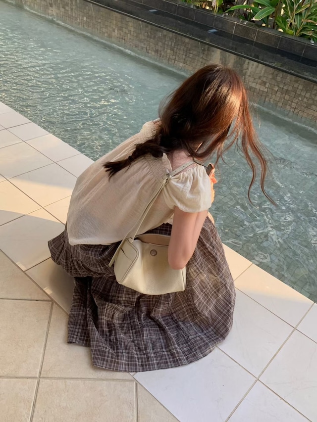 (予約) pretty young thing / Greece blouse 2color　