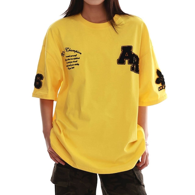 バックロゴストリートグラフィックTシャツ 4col   R02246