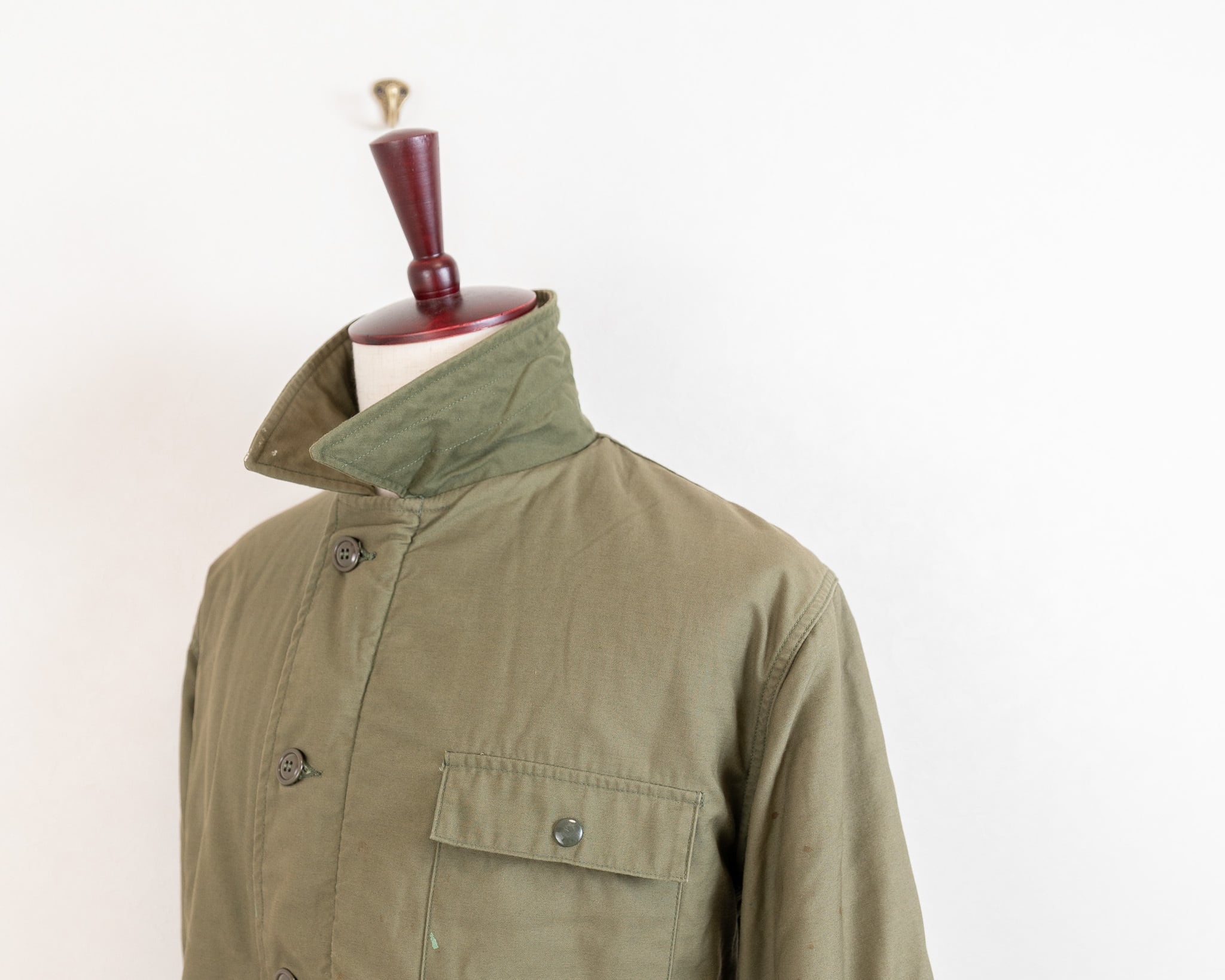 U.S.A.l.ファー付きデッキジャケット U.S.Navy A-2 Deck Jacket Stencil Large