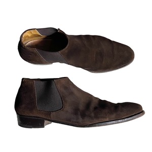 ENZO BONAFE brown suede boots “CARY GRANT”