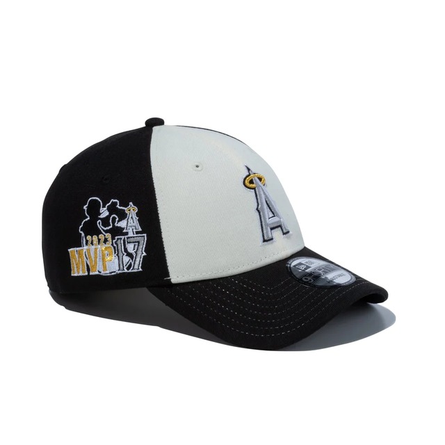 NEW ERA 9FORTY/940 Shohei Ohtani American League MVP & Home Runs Leaders ロサンゼルス・エンゼルス ブラック / クロームホワイト 国内正規品