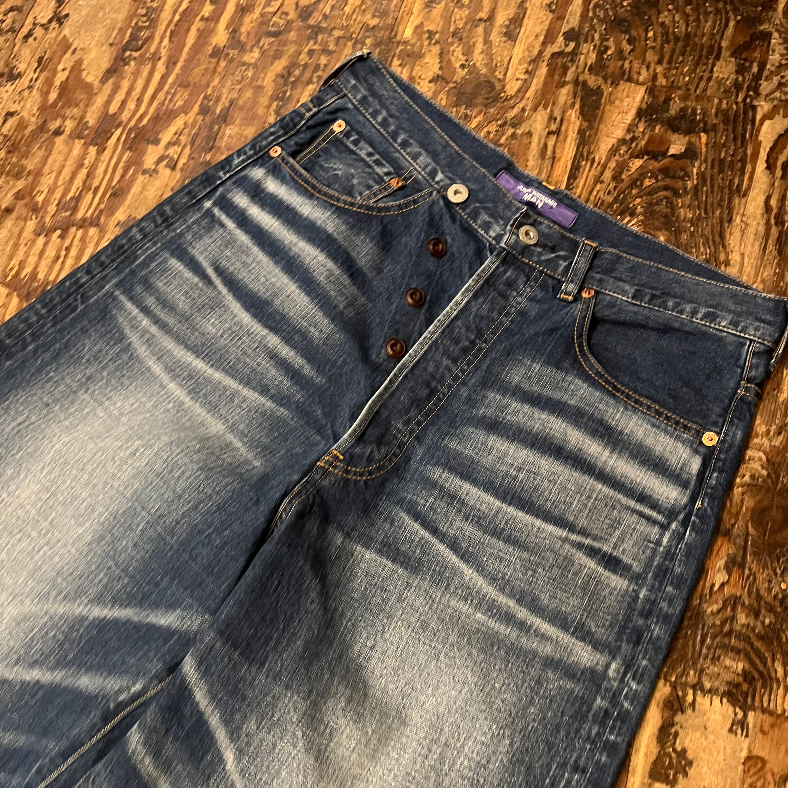 JUNYA WATANABE MAN ジュンヤワタナベ マン 24AW 綿デニム 製品加工 