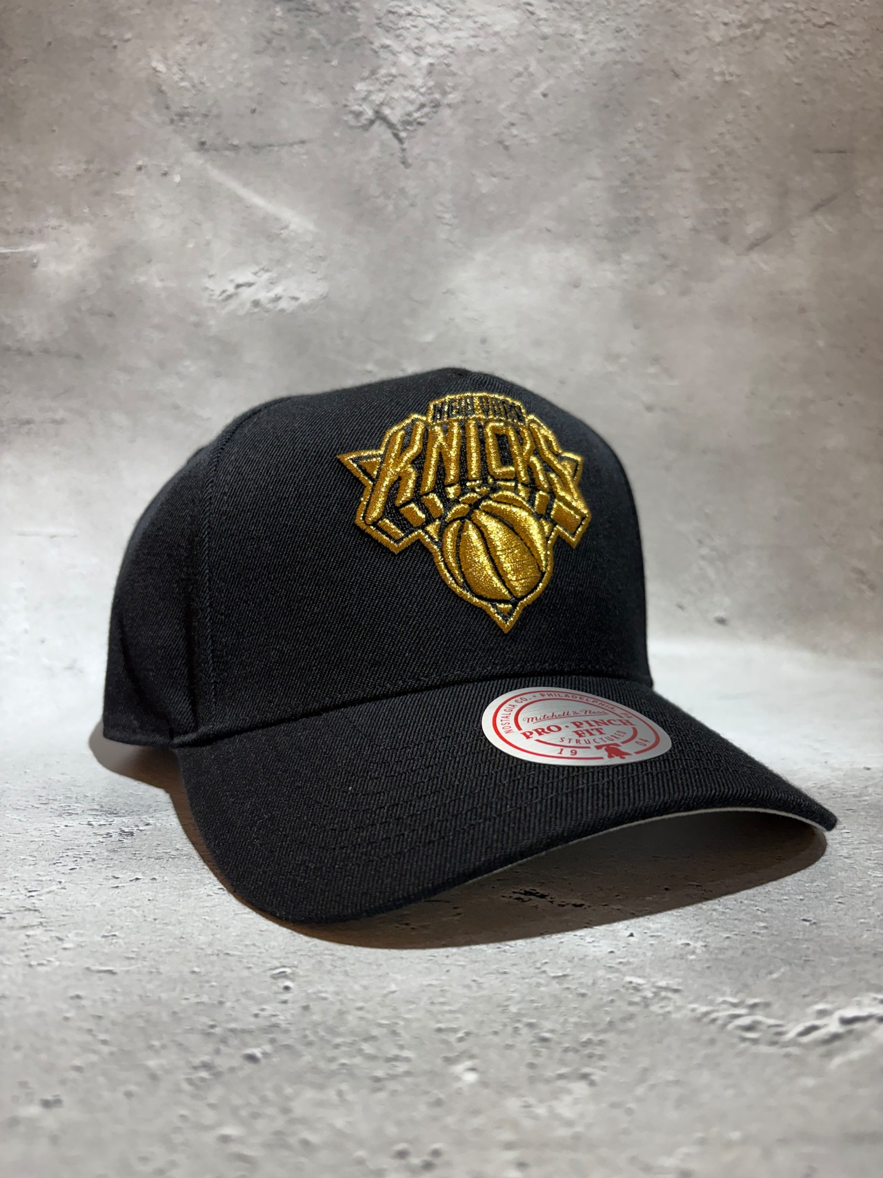 Mitchell＆Ness/ミッチェルアンドネス NBA ニューヨーク・ニックス キャップ ブラック