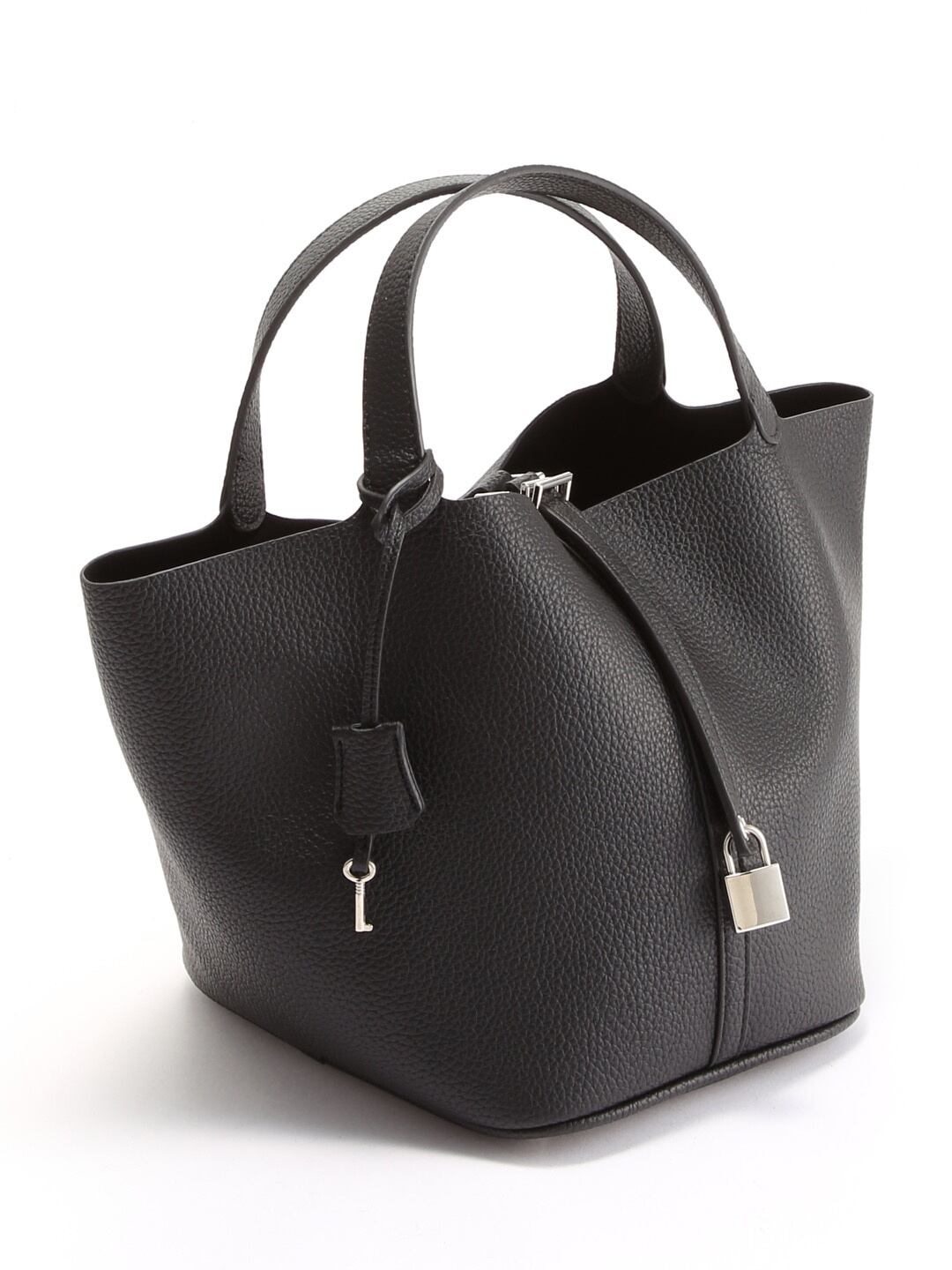 motte ピコタンスタイルレザーバッグ/ブラック