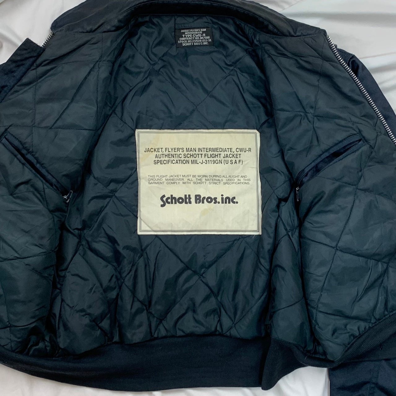 Schott CWU-R used Flight Jacket ショット Schott】CWU-R Flight Jacket | OOPARTS.