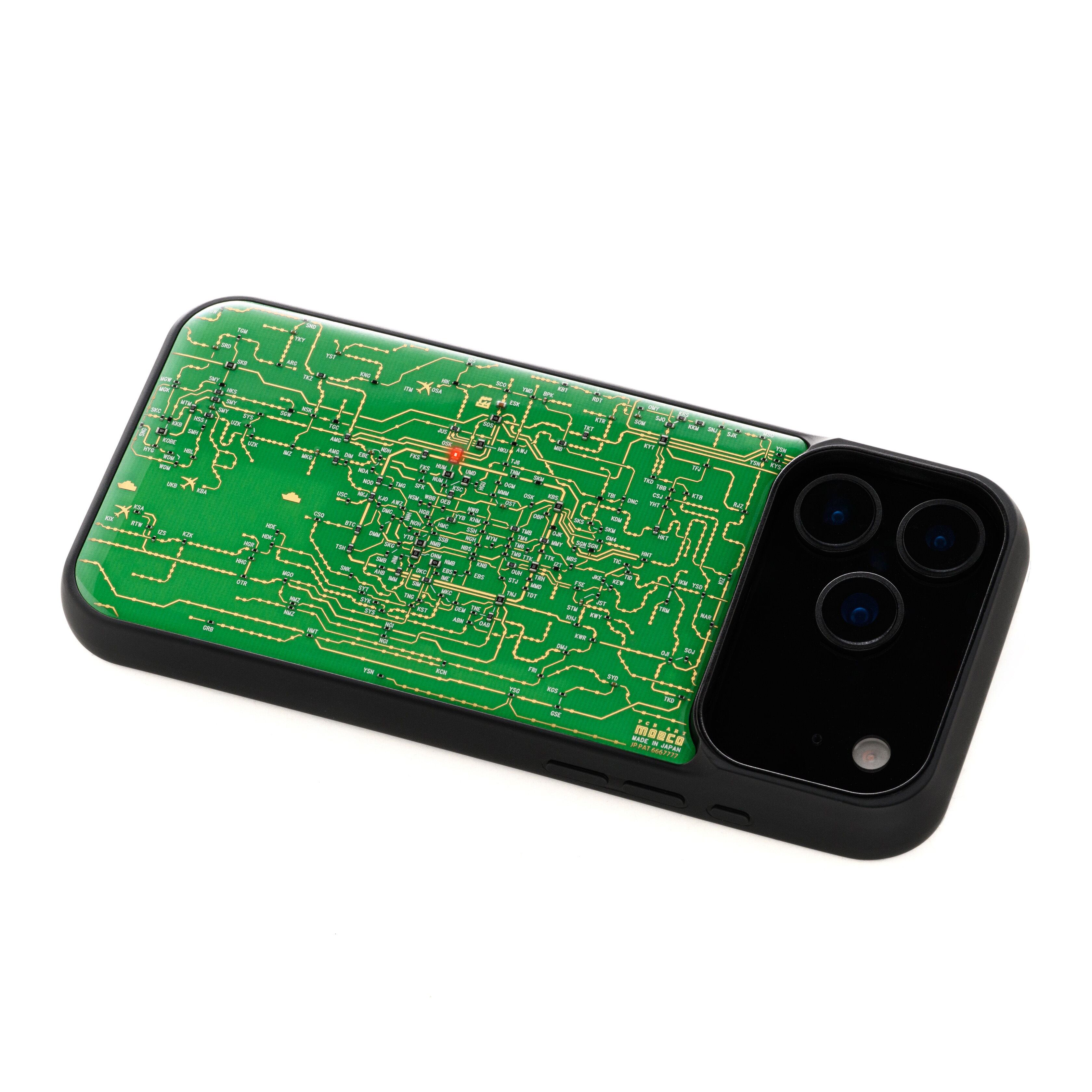 FLASH 関西回路線図 iPhone 17 Pro Max ケース | PCB ART moeco