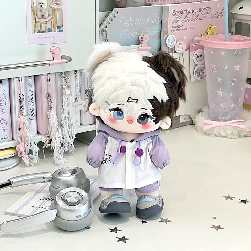 Labubu 1-3代/20cmぬいぐるみ用 スポーツ フード付きパーカー+パンツ