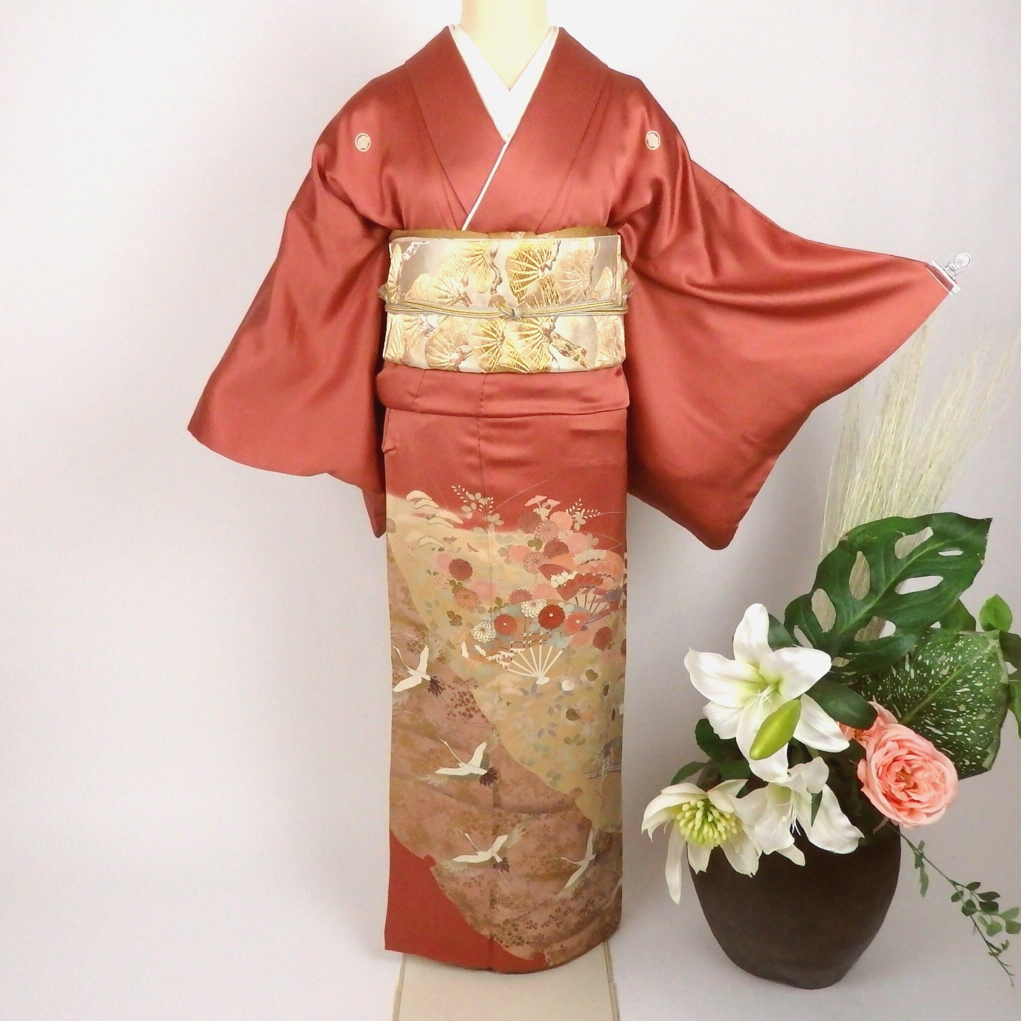957高身長 色留袖 単品 高身長 色留袖957 | リサイクル着物と着物ジャケットLa遇 Used Kimono