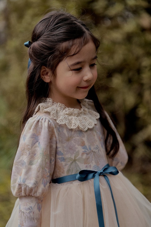 ラスト1 cream5【即納】<cocoribbon>  Fluel one-piece