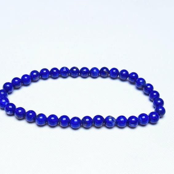 ラピスラズリ ブレスレット 5mm 一点物 メール便可 [M便 1/10] 111-48419