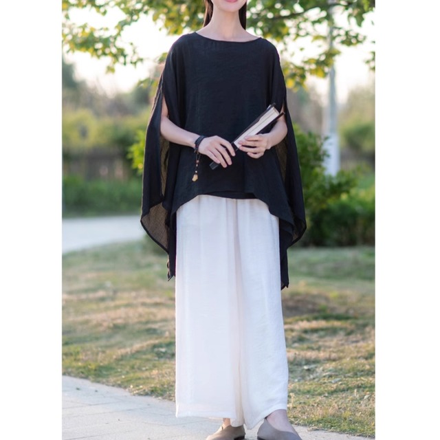 Aライン　ボックスシルエット　フロント紐　3color  00258