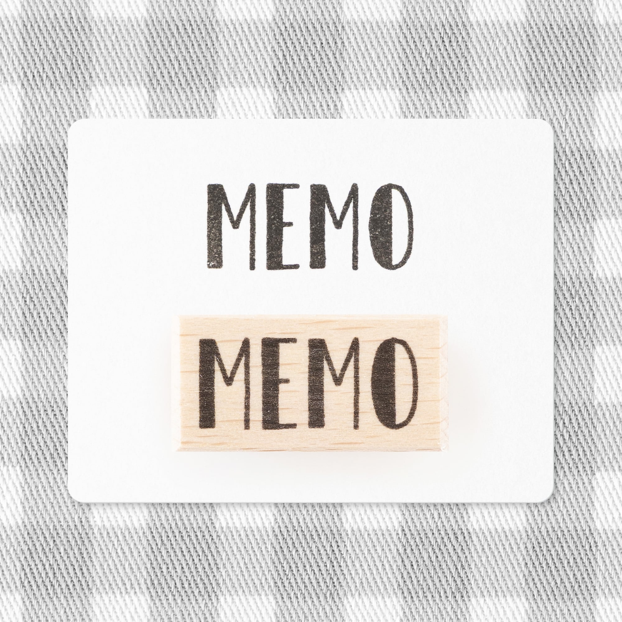 【大きな文字】MEMO_メモ | はんこ