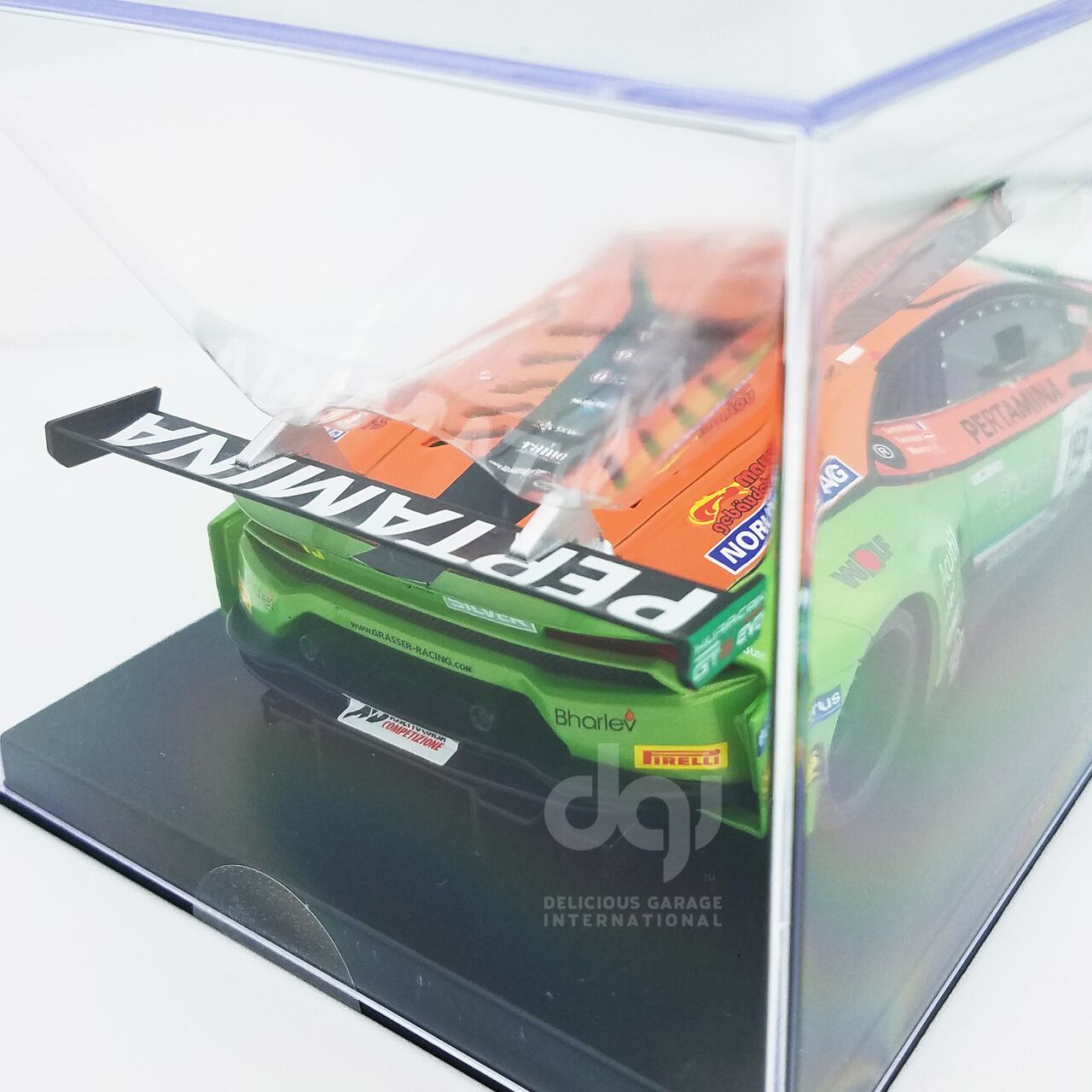 GL-Racing lamborghini GT3 GREEN ボディ ミニッツ Mini-z ASC